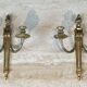 Pair of Louis XVI style bronze wall sconces