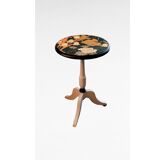 Vintage pedestal table restyled