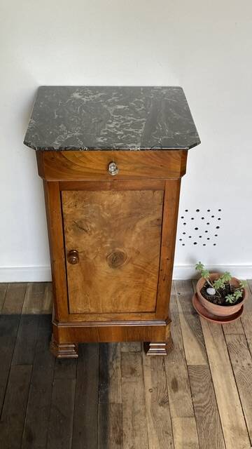 Antique Marble Bedside Table