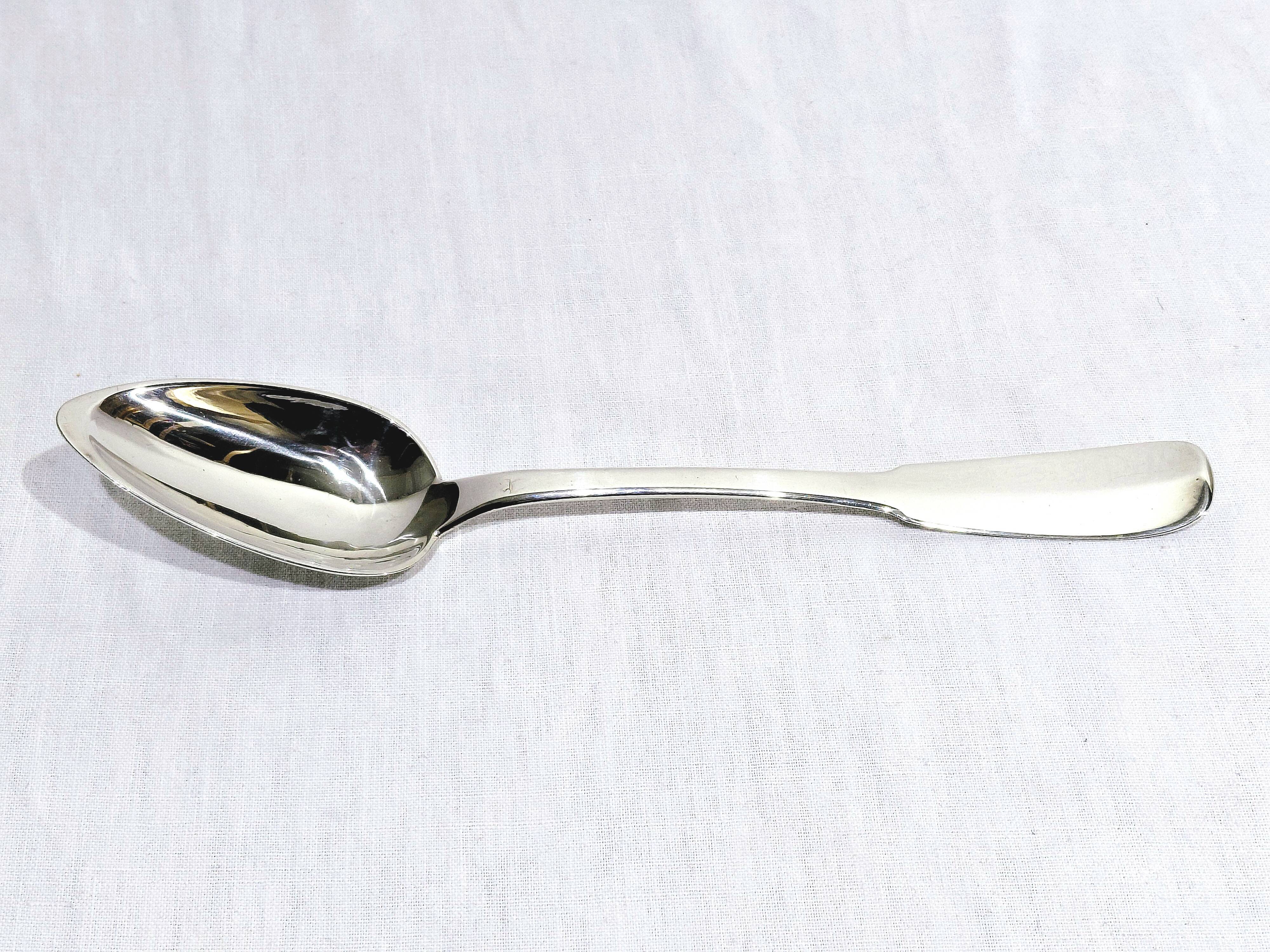 Silver stew spoon Vieillard
