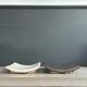 Pair of handmade ceramic sushi plates - Wabi-sabi