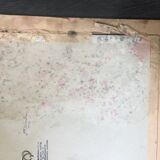 Watercolor signed and dated Donatien Roy representing Saint Sebastian on Loire