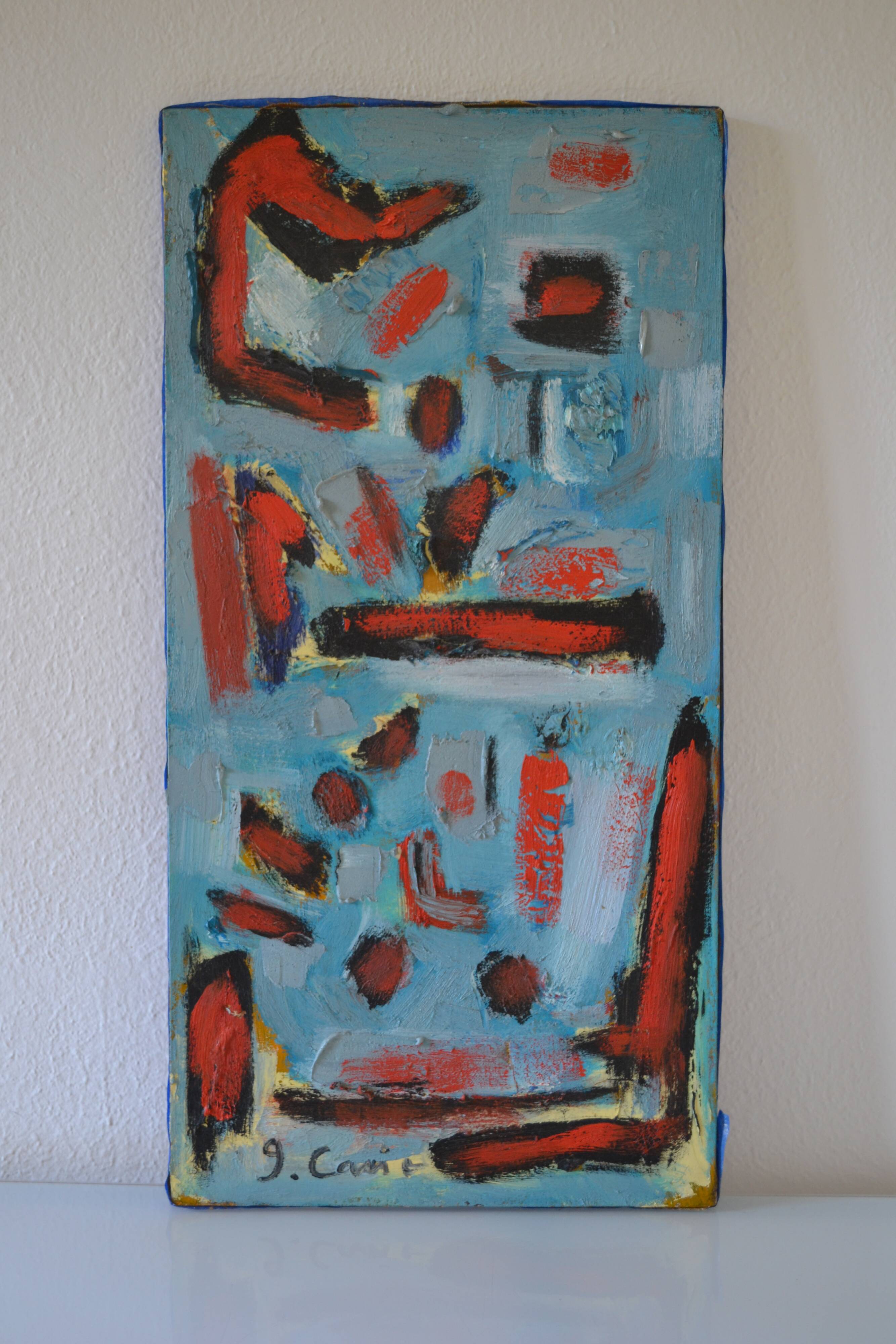 HST abstract painting mid-20th century CoBrA art brut