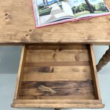 70s pine farmhouse table