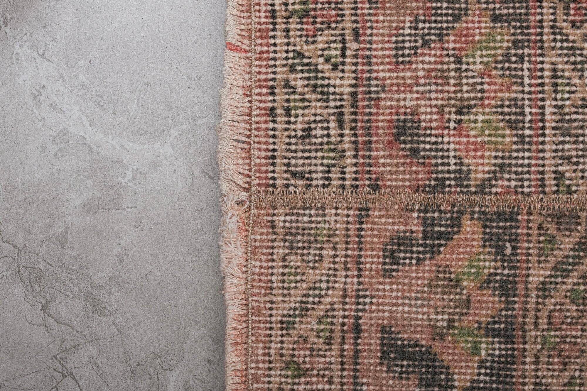 Vintage Turkish hallway rug 63x725 cm
