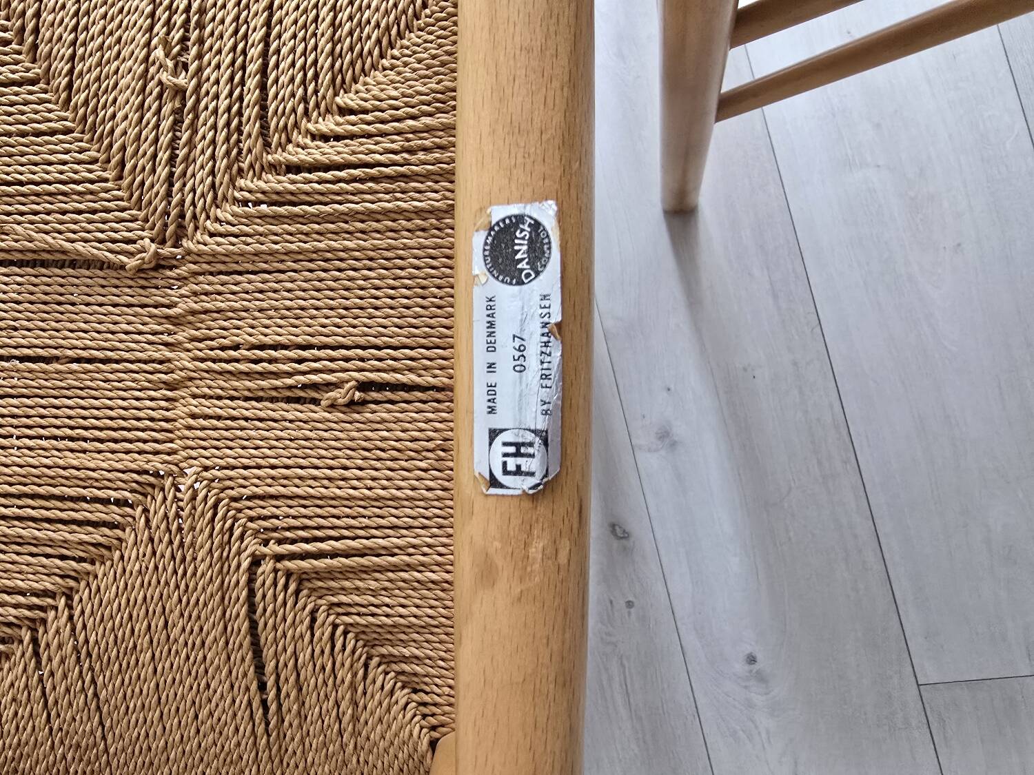 4× Chaises de salle à manger Fritz Hansen