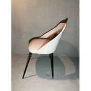 Pair of barrel chairs from the 1950s, in the style of Pierre Guariche.
