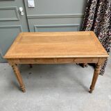 Desk with turned oak legs