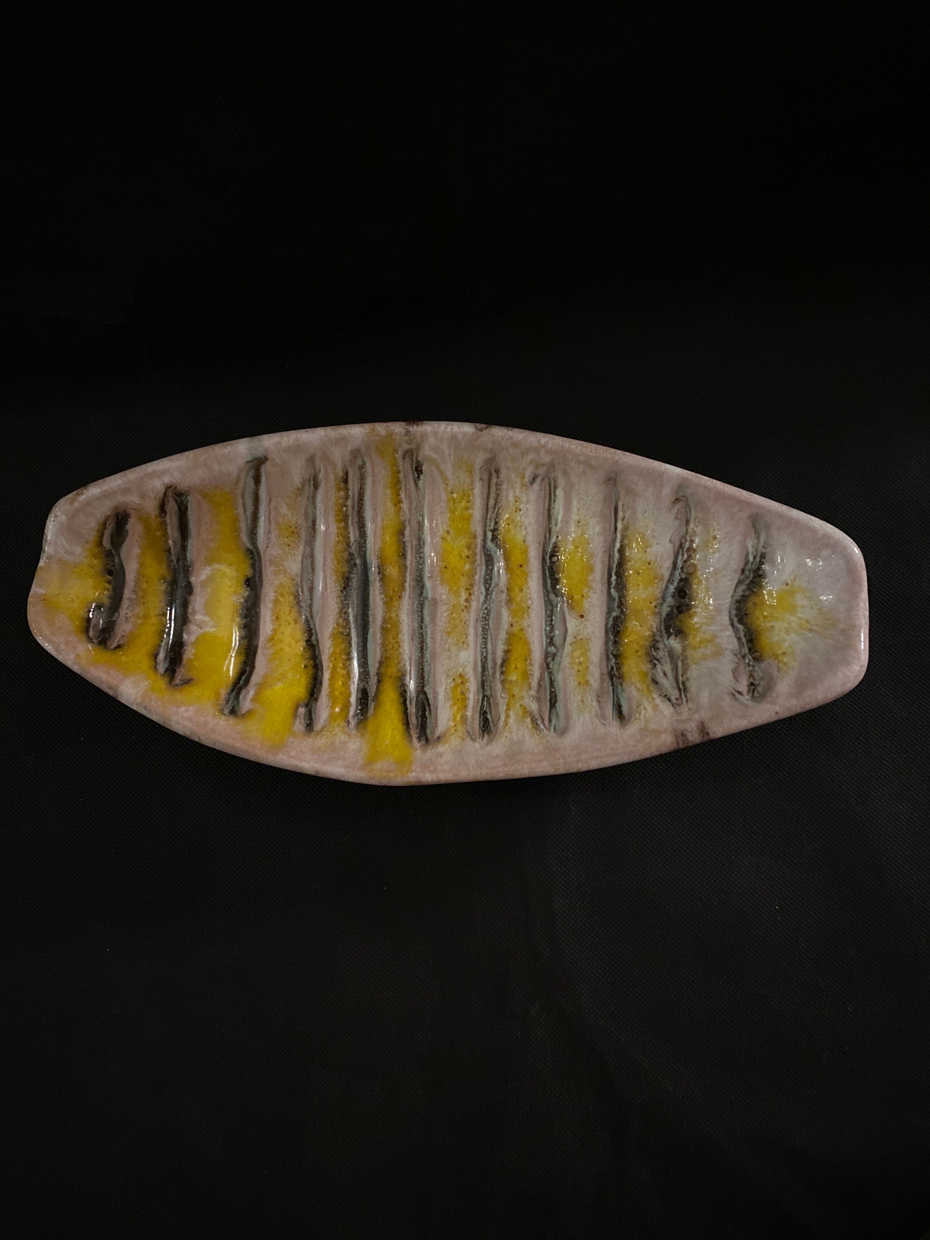 Empty pocket in ceramic arlette roux circa 50/60