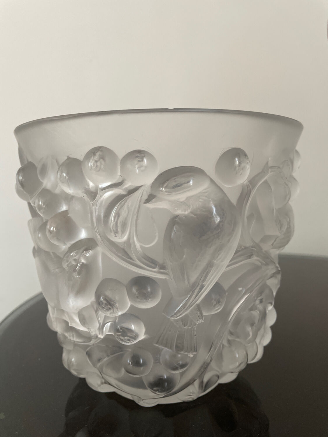 Lalique vase crystal