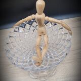 Standing crystal dish