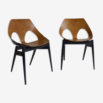 Paire de chaises Kandya Jason des années 1950 par Carl Jacobs