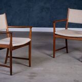 Rosewood armchairs attributed to Kai Lyngfelt Larsen for Søren Willadsen, 1960s, Set of 2