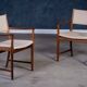 Rosewood armchairs attributed to Kai Lyngfelt Larsen for Søren Willadsen, 1960s, Set of 2