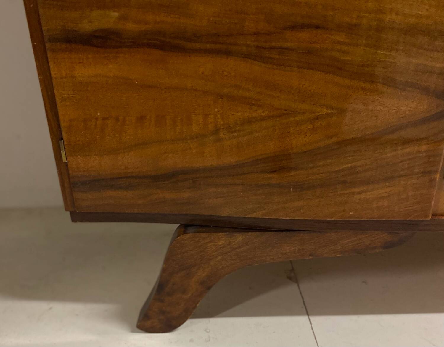 Vintage compass feet cabinet from 1962