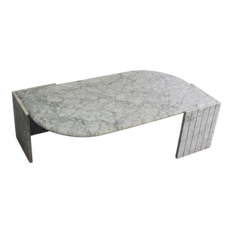 Table basse en marbre par roche bobois 1970