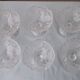 6 crystal dessert bowls