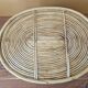 Corbeille, plateau, centre de table en rotin