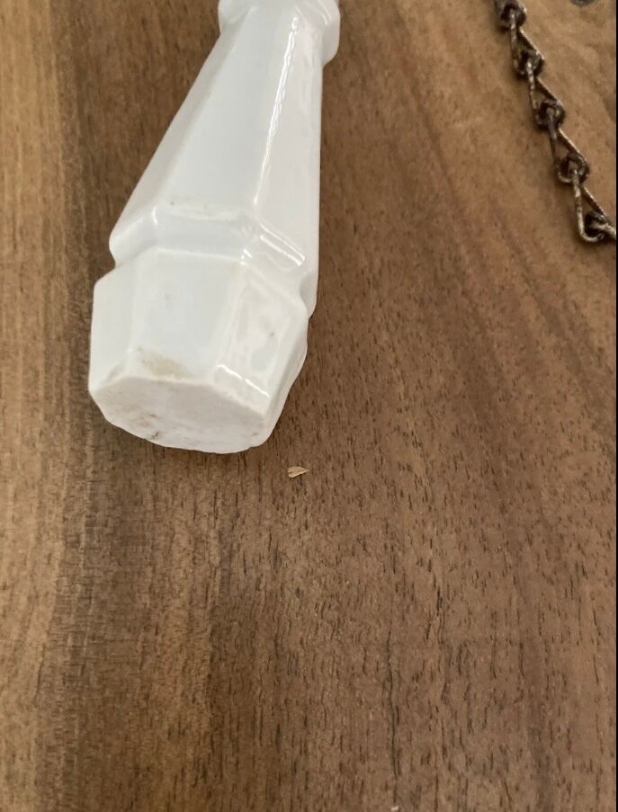 Old porcelain handle