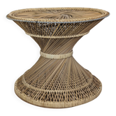 Diabolo rattan coffee table