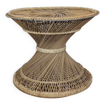 Table basse diabolo rotin