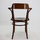 1910s office armchair J&J Kohn Nr.704 and side table,Czechoslovakia