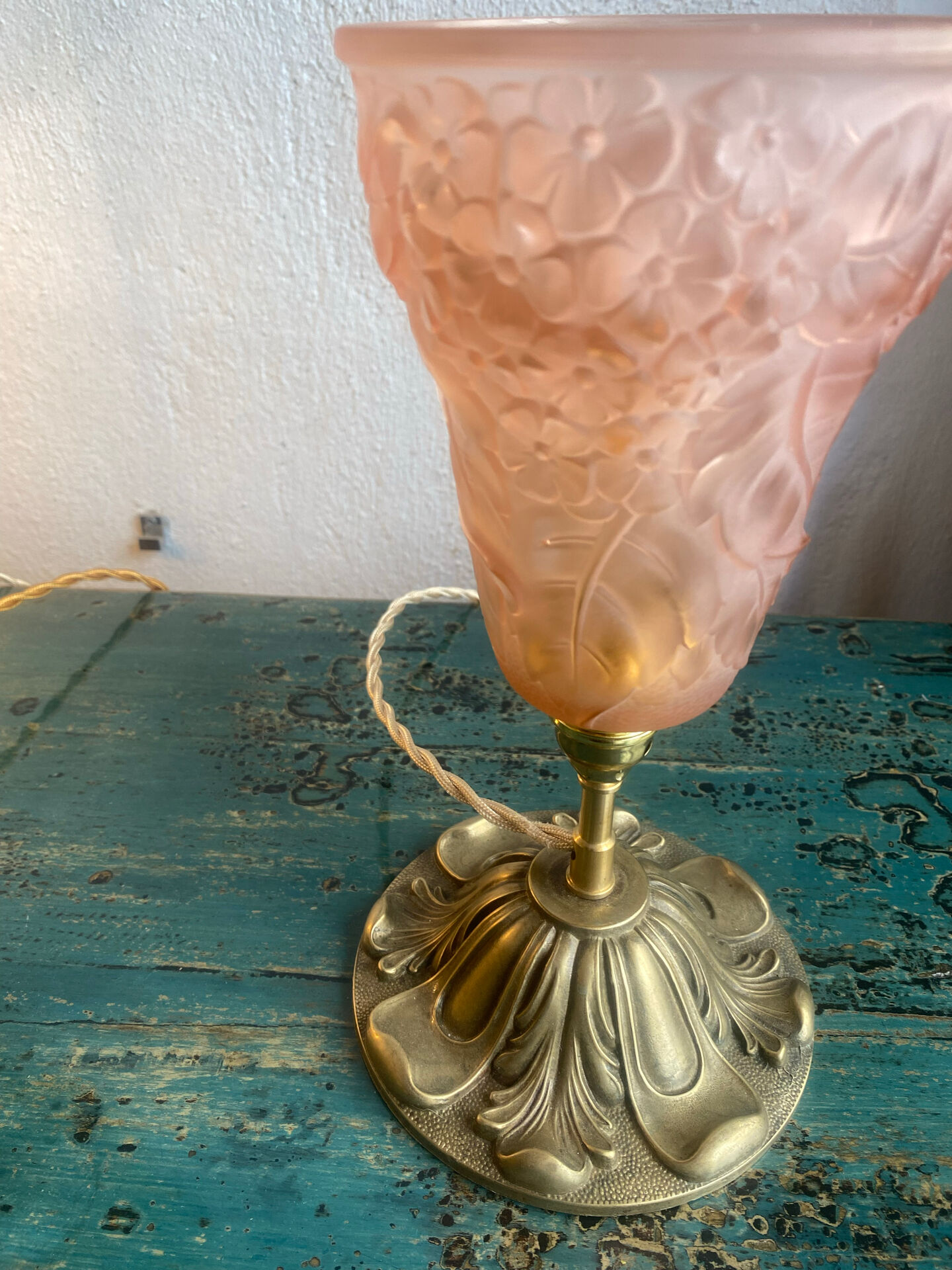 Upcycled lamp