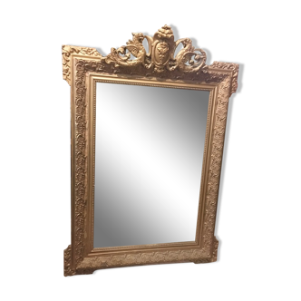 Large pedimented mirror