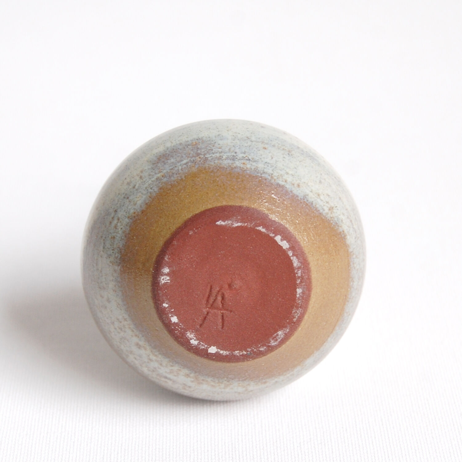 White critallized soliflore vase Antonio Lampecco