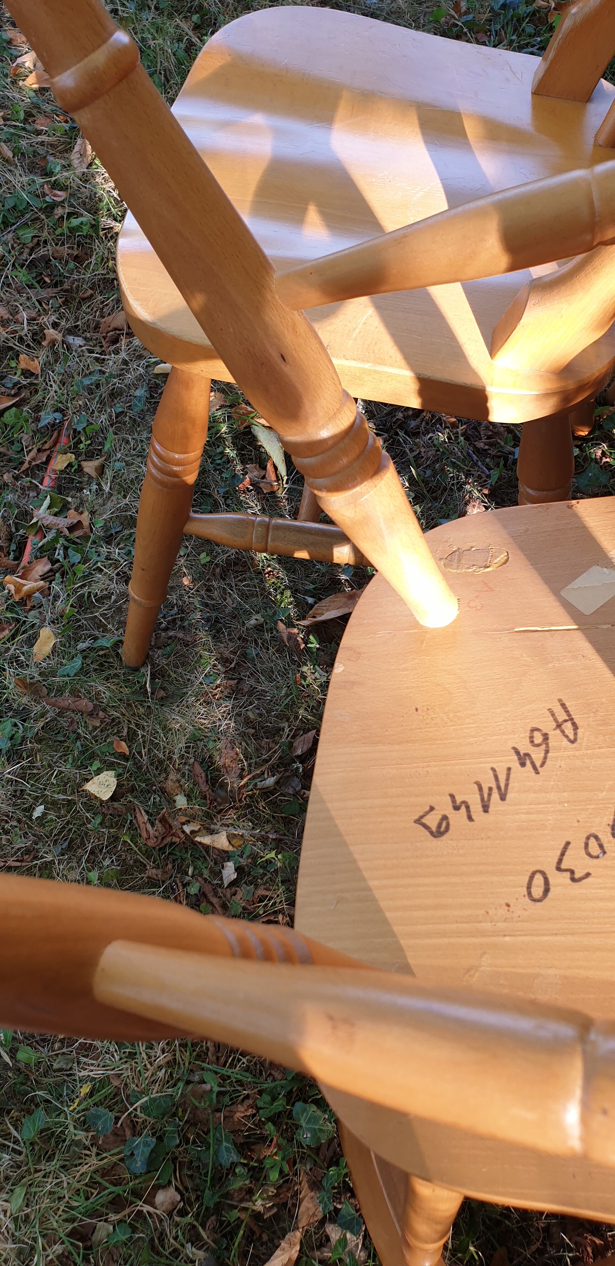4 chaises western