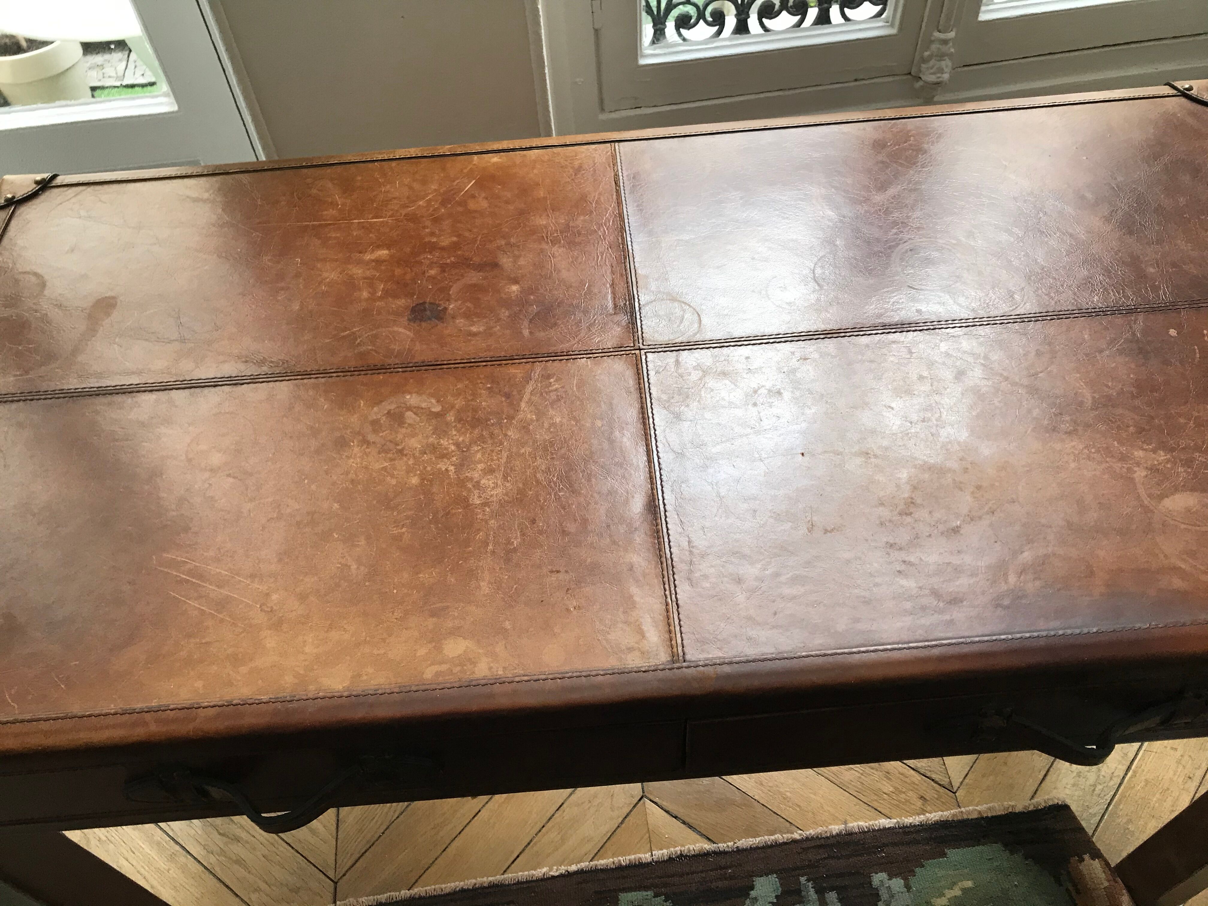 leather desk
