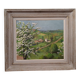 HST painting spring landscape signed vintage 70