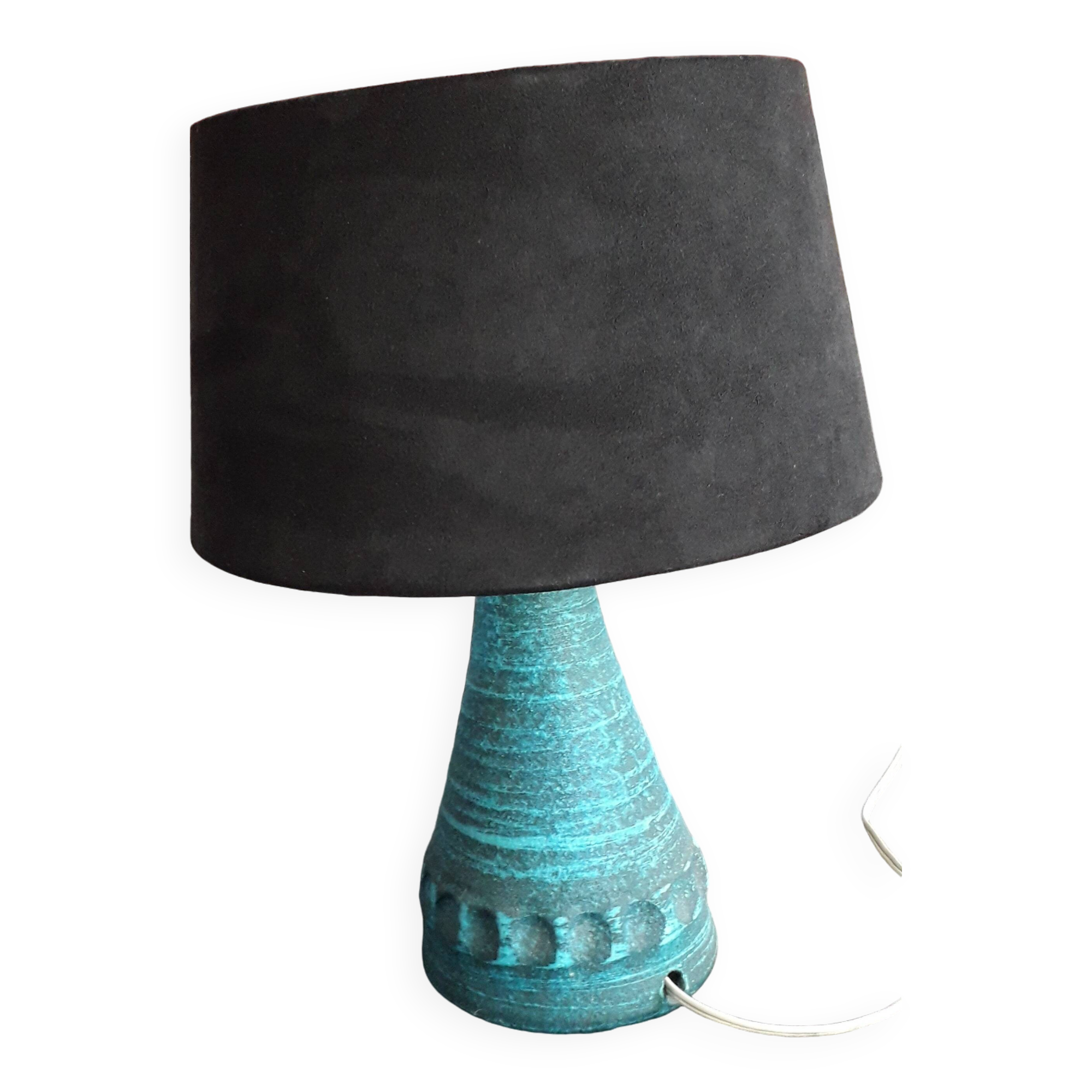 Large Accolay ceramic lamp from the Gauloise series