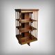 Large Revolving Mahogany Bookcase, England – Late 19th Century
