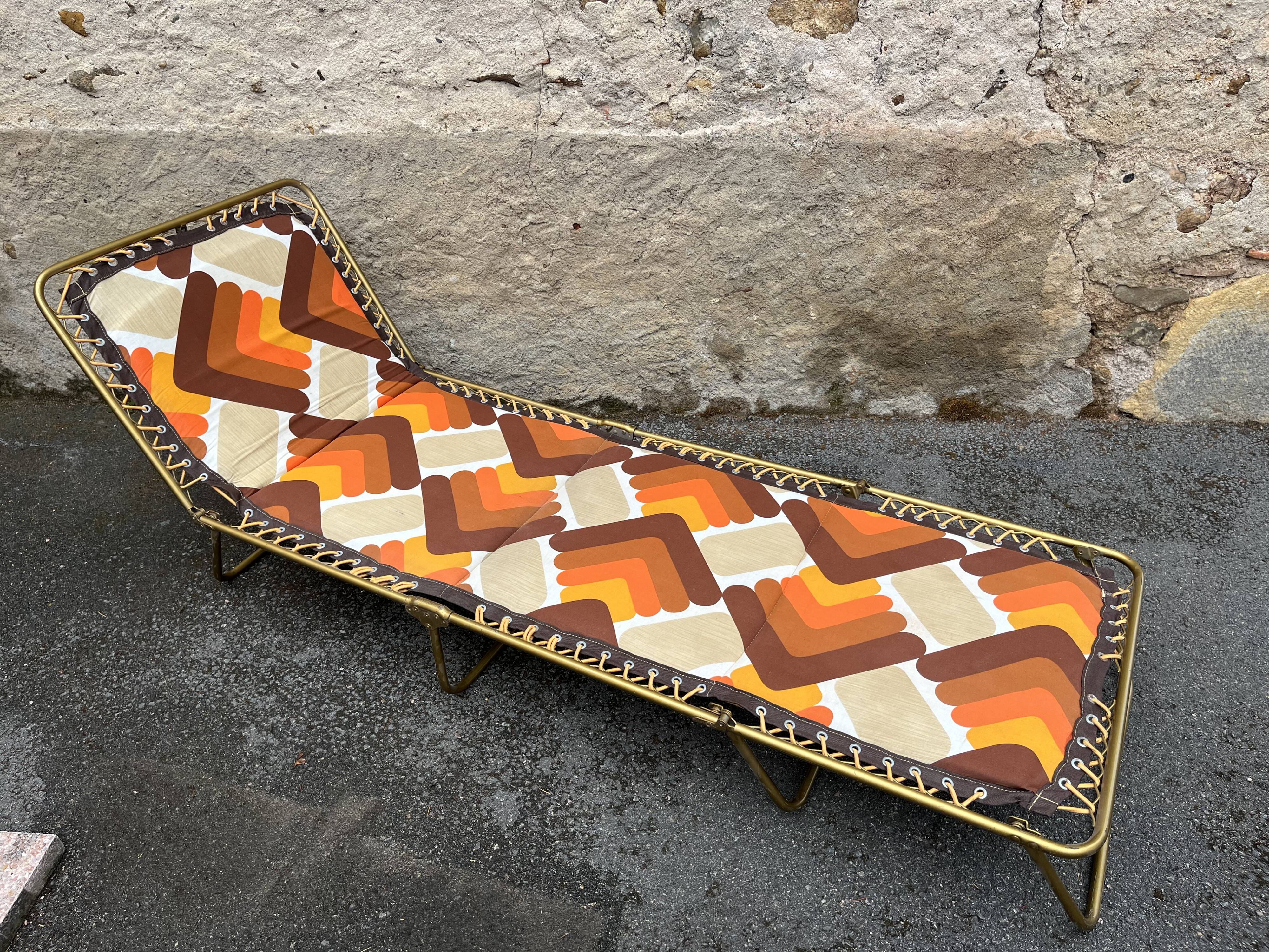 Vintage Lafuma deck chair