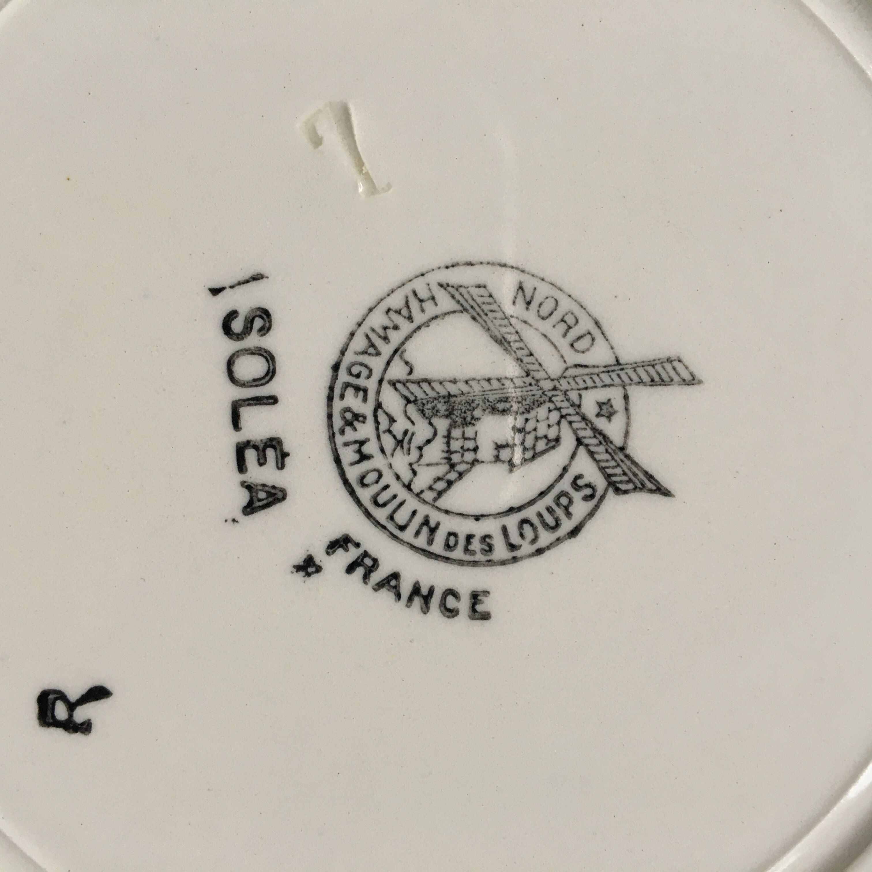 set of 6 dessert plates SOLEA Mills of Wolves