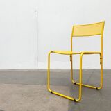 Italian perforated metal chair from the mid-century space age, 1960s.