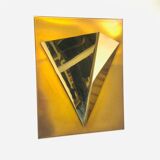 Postmodern Brass Wall Lamp Sconce from Liro, Belgium, 1980s