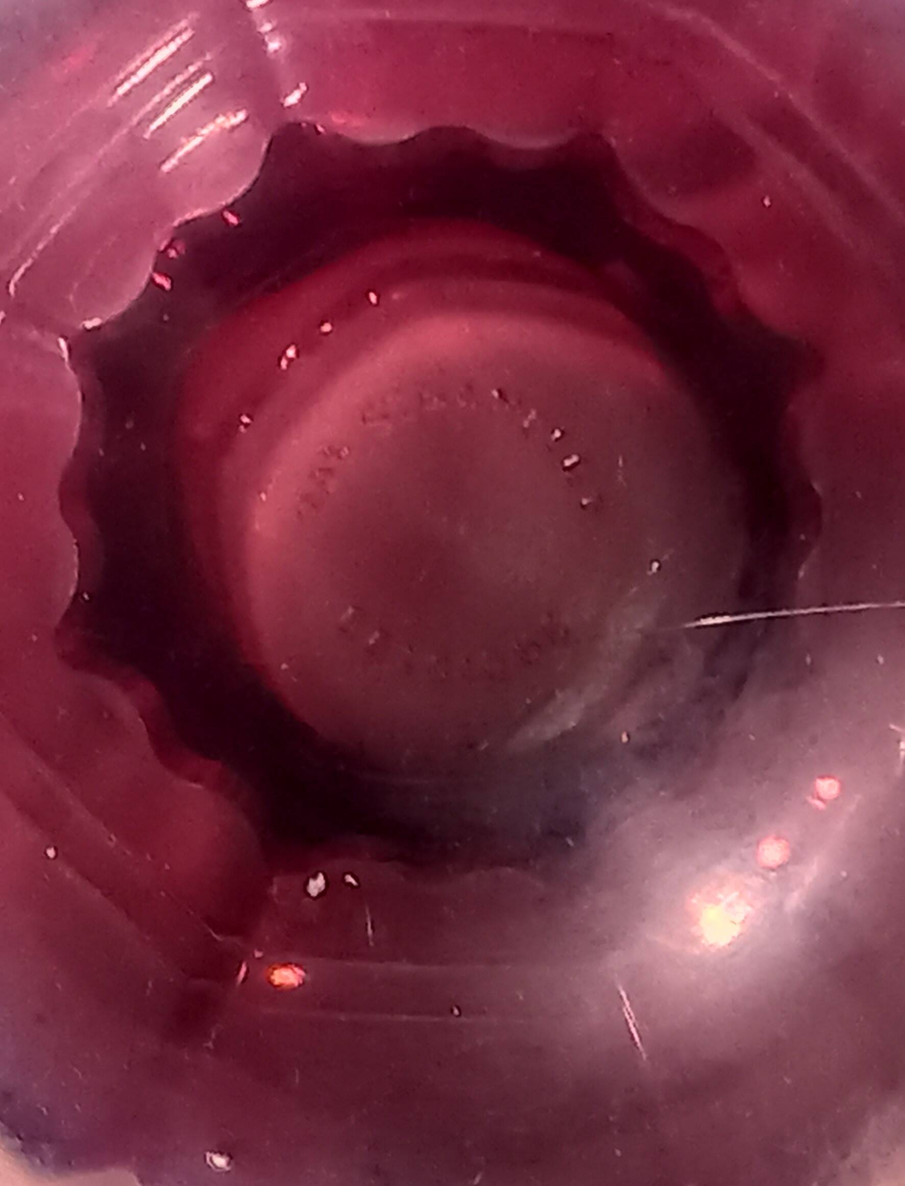 Large art deco vase in amethyst glass from luxval - val saint lambert