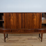 Mid century rosewood Danish sideboard by E. W. Bach for Sejling Skabe, 1960s