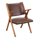 Armchair in faux leather Italy 1960s