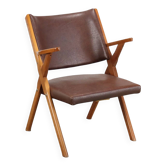 Armchair in faux leather Italy 1960s