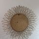 Miroir rotin vintage, 40 cm
