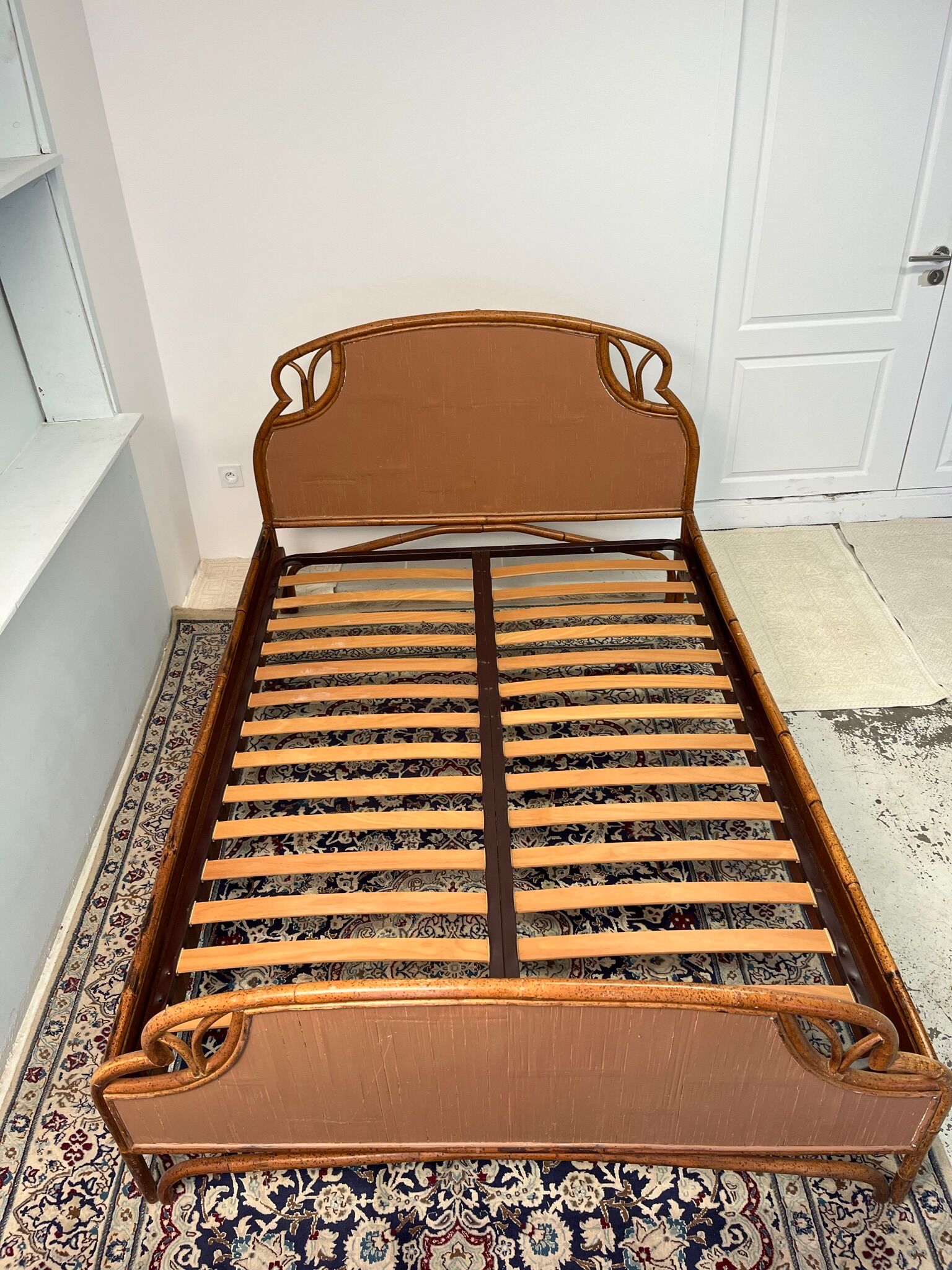 Rattan bed 50-60s