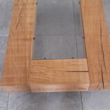 Handcrafted solid oak coffee table