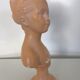 Bust plaster Louise Brongniart after Houdon