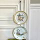 Decorative ceramic plate with "The Wolf and the Lamb" design