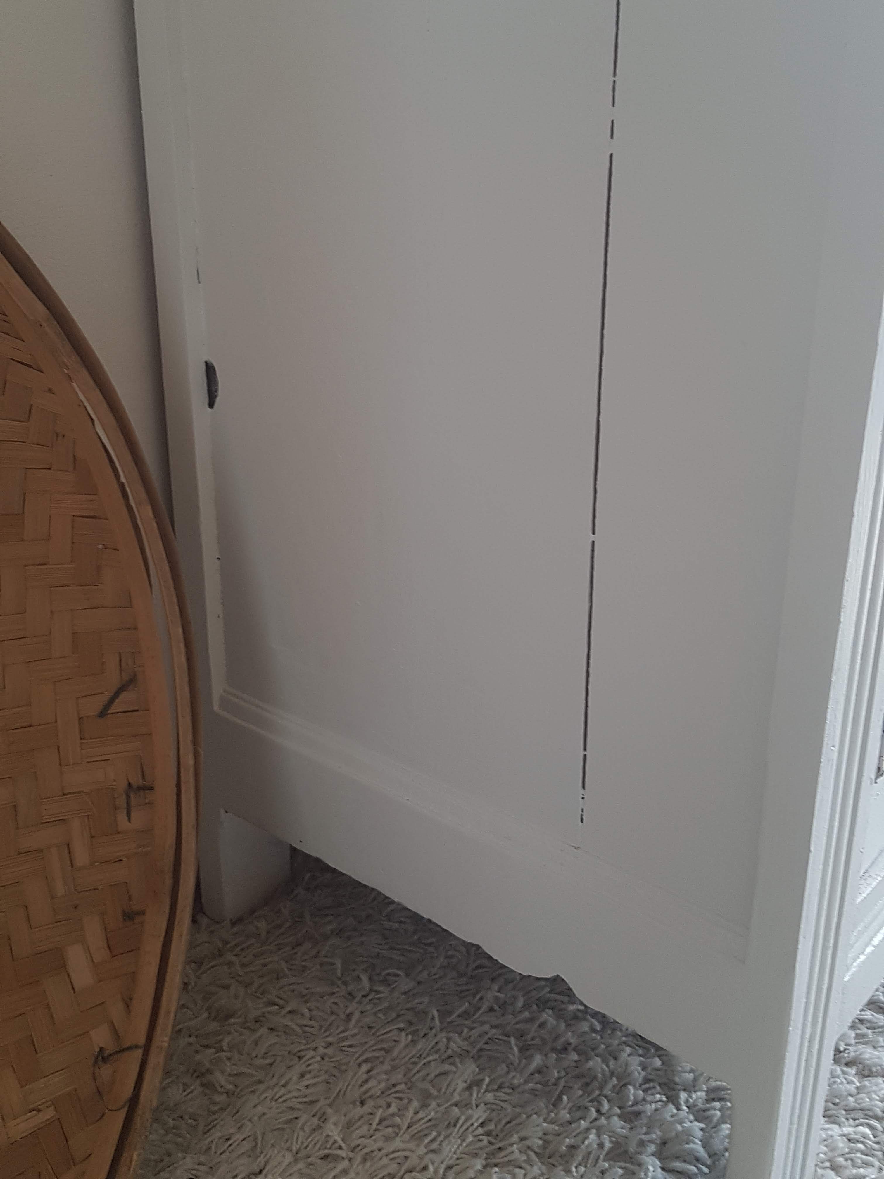 Old white Parisian buffet