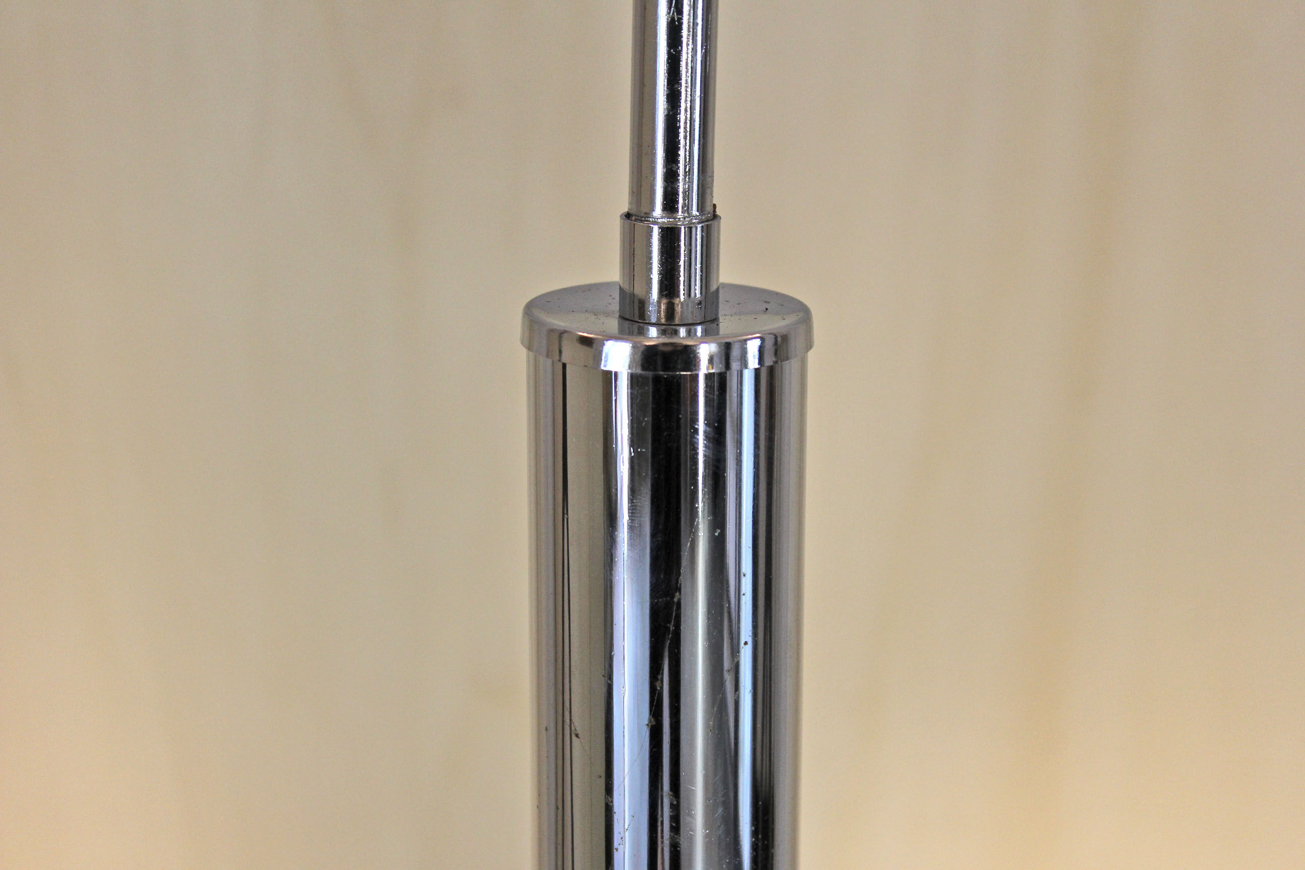 1970s italian vintage chromed chandelier