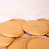 11 Sarreguemines sandstone flat plates Lorraine art workshop
